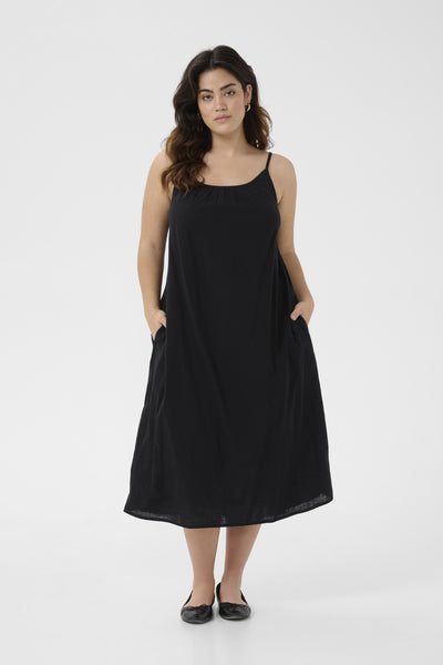 KCpaula Strap Dress Black deep - 10583284 Thumbnail