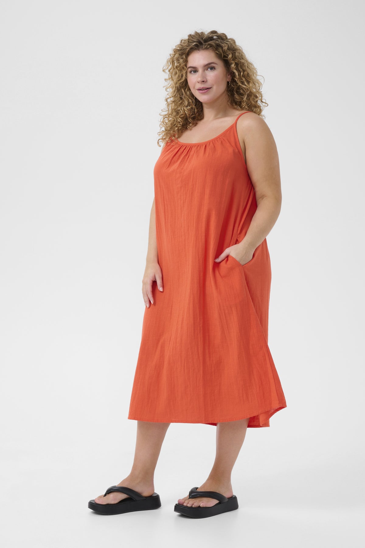KCpaula Strap Dress GRENADINE - 10583284