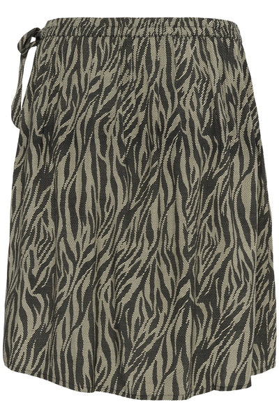 KCmaren Skirt Feather Gray / Black Animal - 10583405 Thumbnail