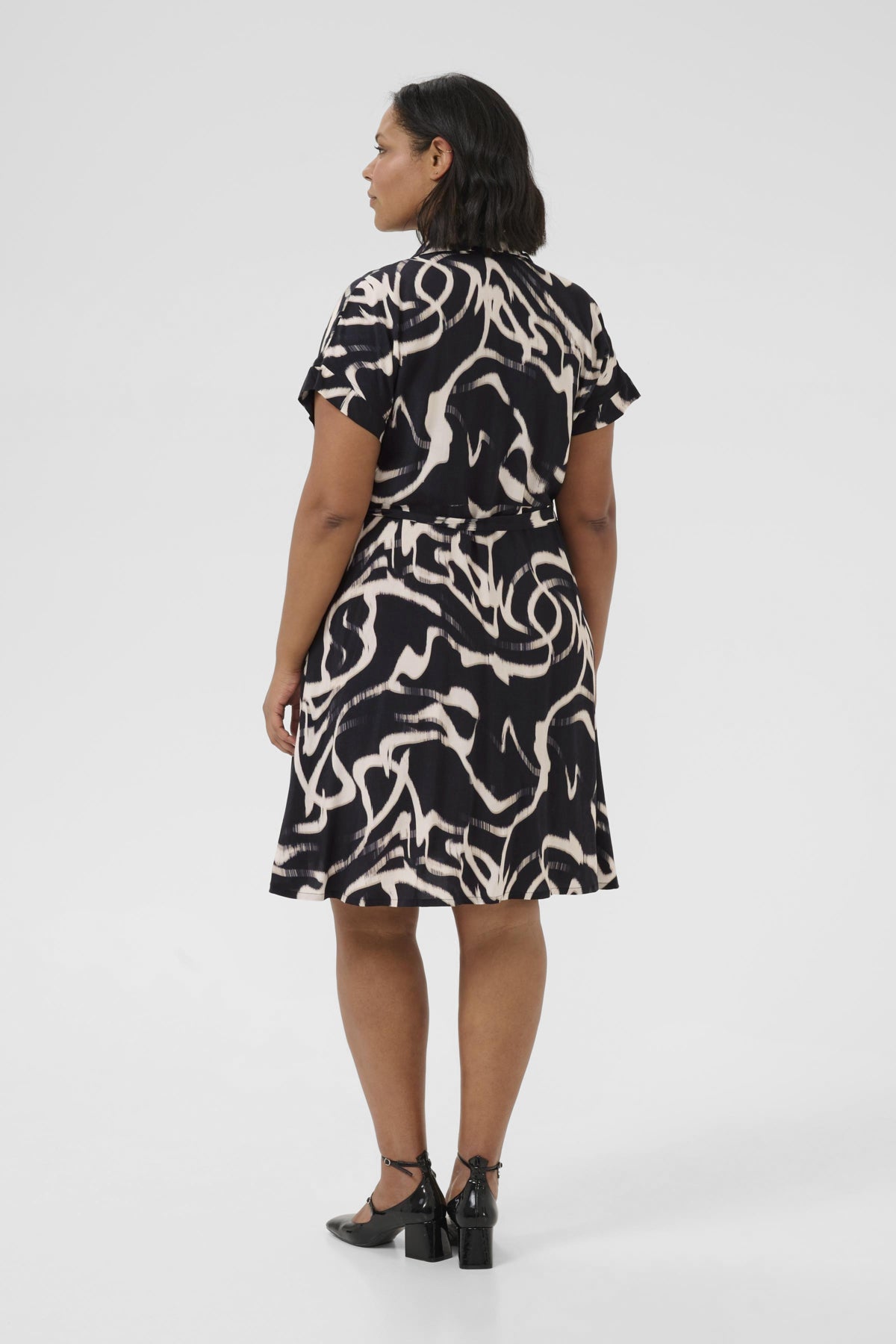 KCmaren Dress Black/Nature Organic Lines - 10583406