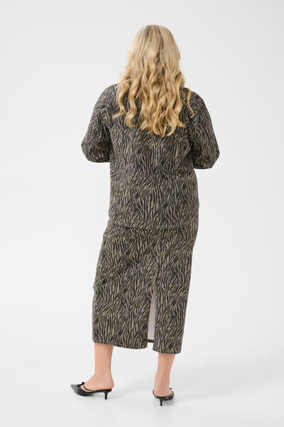 KCleonoma Denim Shirt Feather Gray / Black Animal - 10583409 Thumbnail