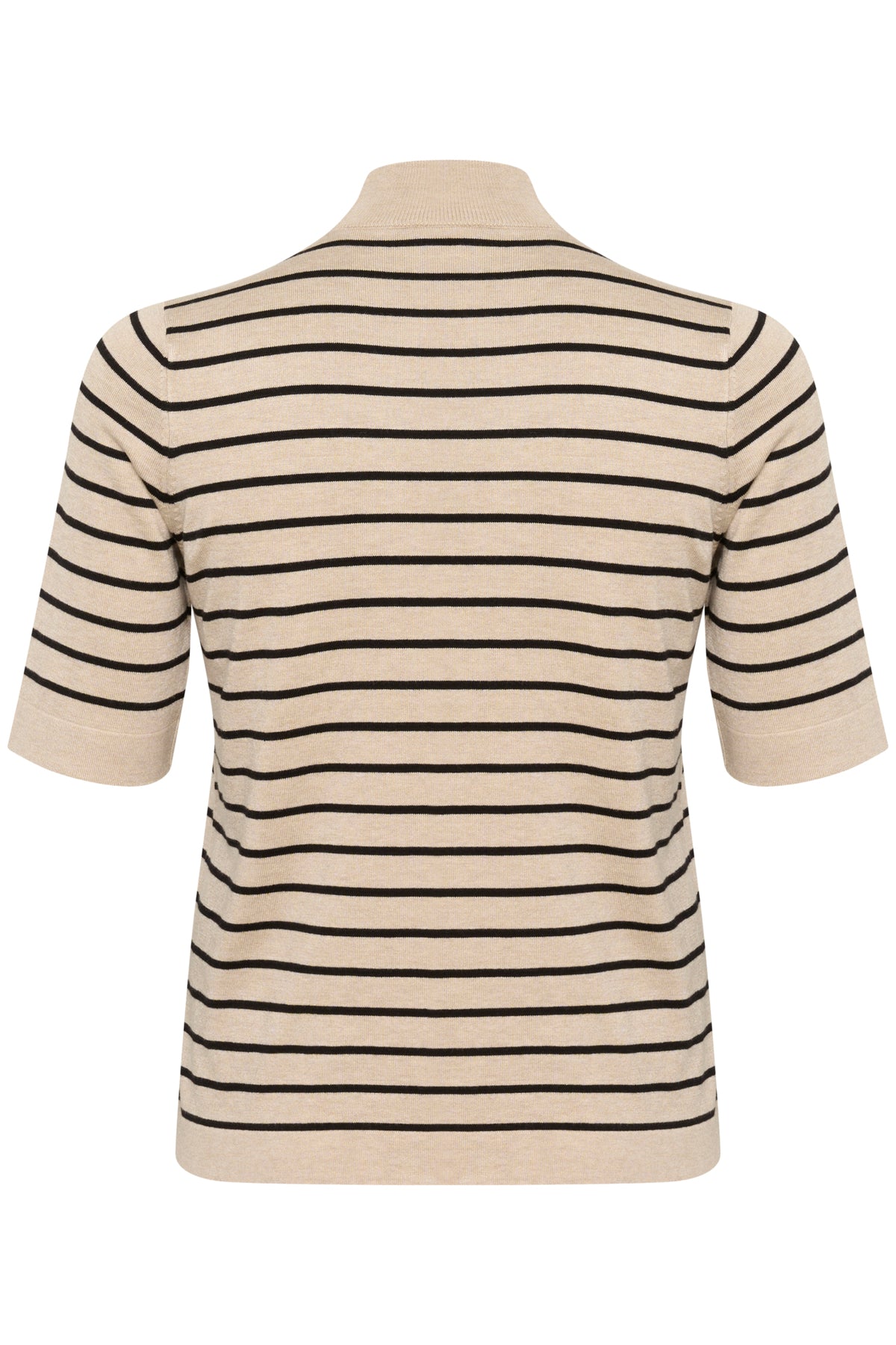 KClizzy Striped Turtleneck Feather Gray / Black Stripe - 10583484