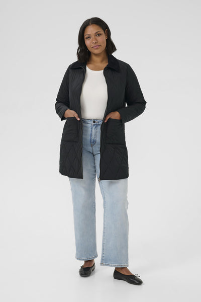 KCnelli Long Jacket Black deep Thumbnail