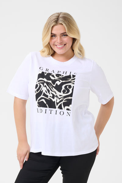 KCviva T-Shirt Optical White/Graphic Square - 10583499 Thumbnail