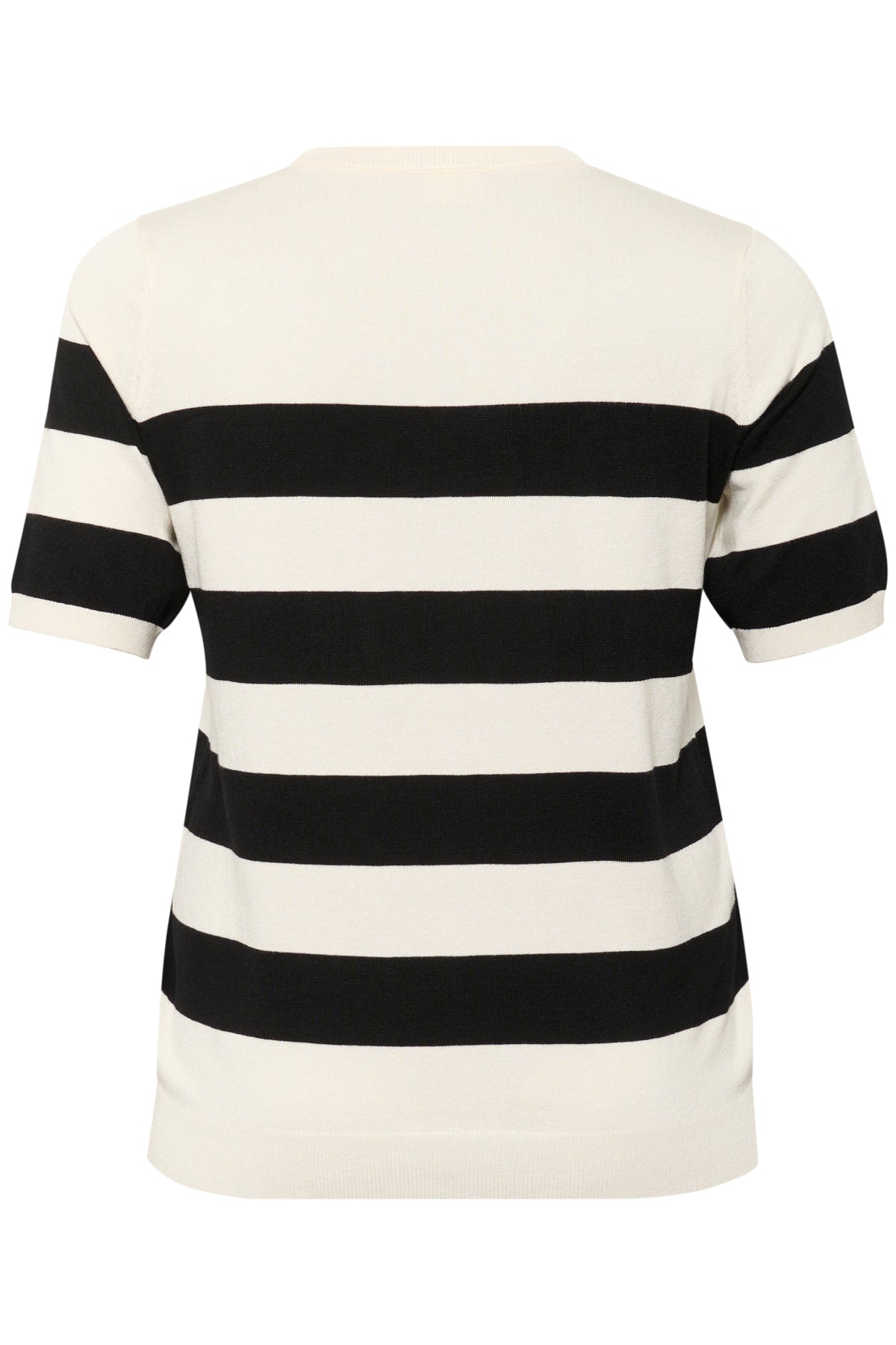 KClizzy Striped V-neck Turtledove/black boldstripe - 10583577
