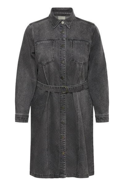KCally Denim Dress Medium Grey Denim - 10583605 Thumbnail