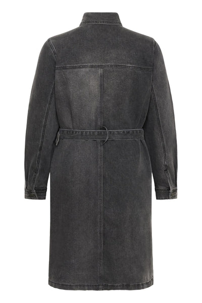 KCally Denim Dress Medium Grey Denim - 10583605 Thumbnail