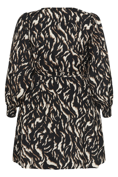 KCmilina Dress Black/Brown Graphic Animal - 10583608 Thumbnail