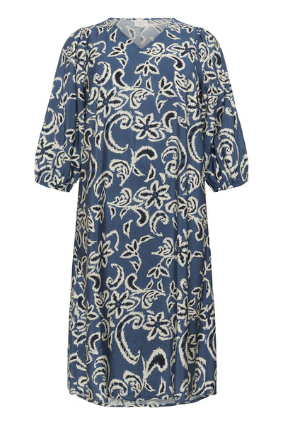 KCmahlia Dress Bering Sea/White Paisley - 10583610 Thumbnail