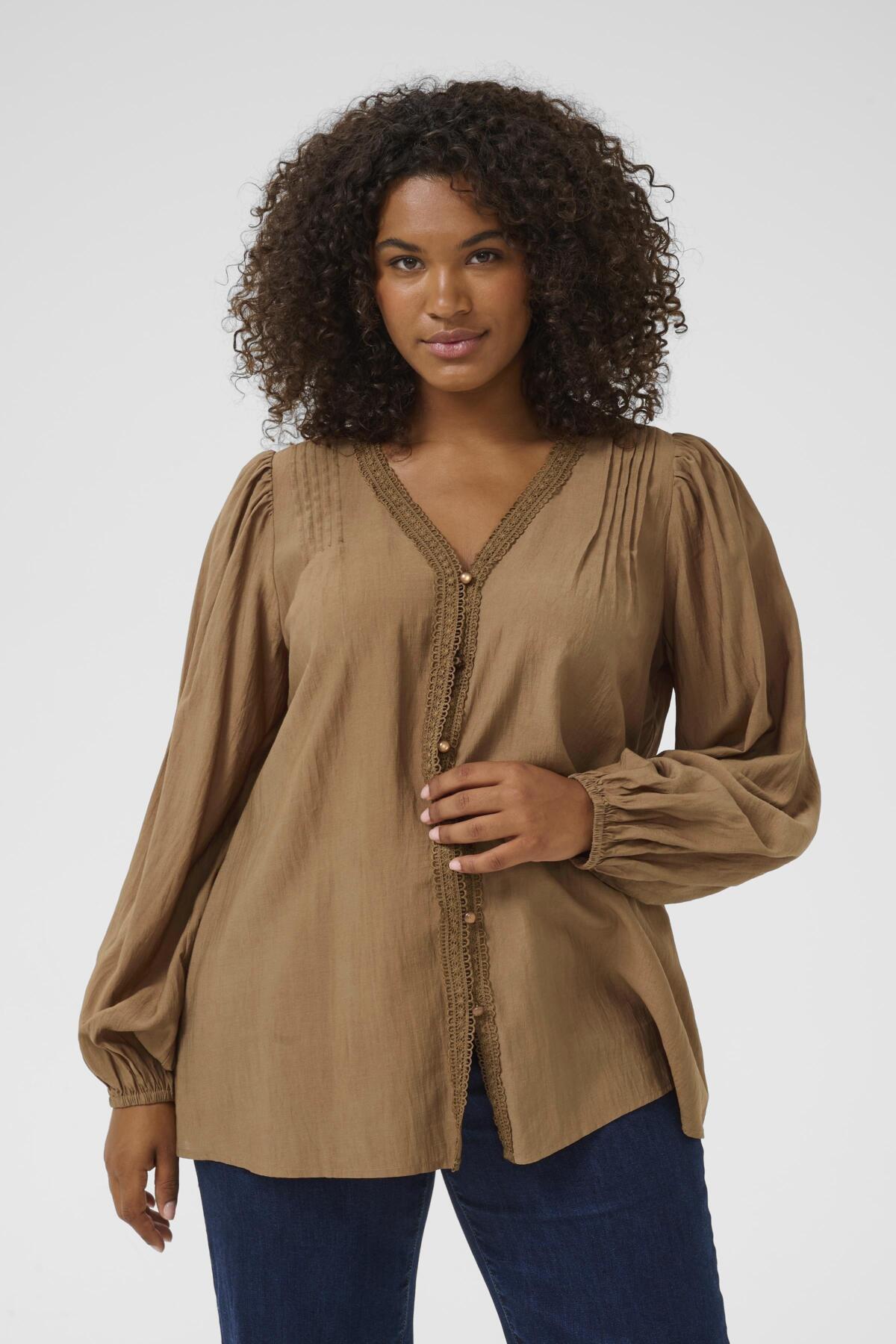 KCmirana Blouse Toasted Coconut - 10583615