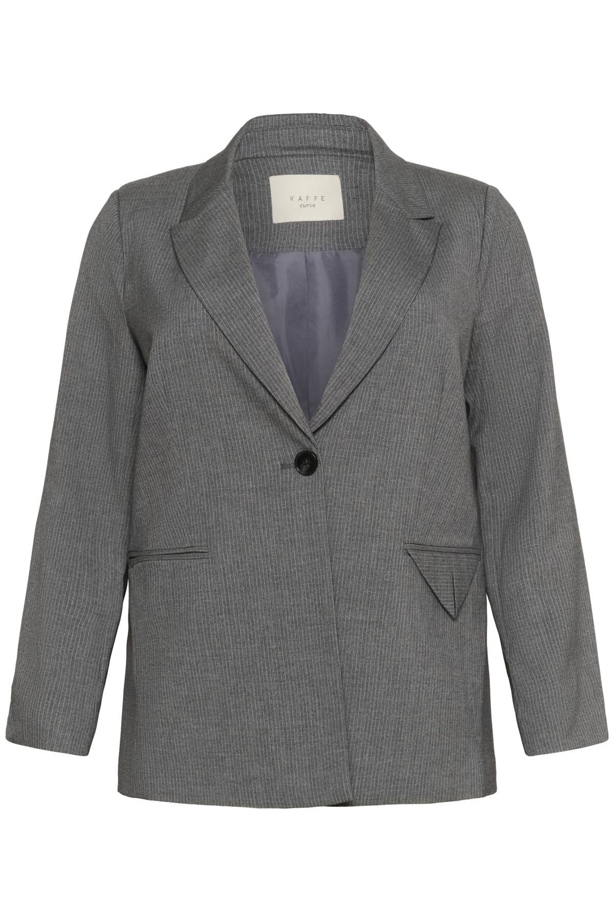 KCeliana Blazer Grey Melange / Chalk Stripe - 10583626