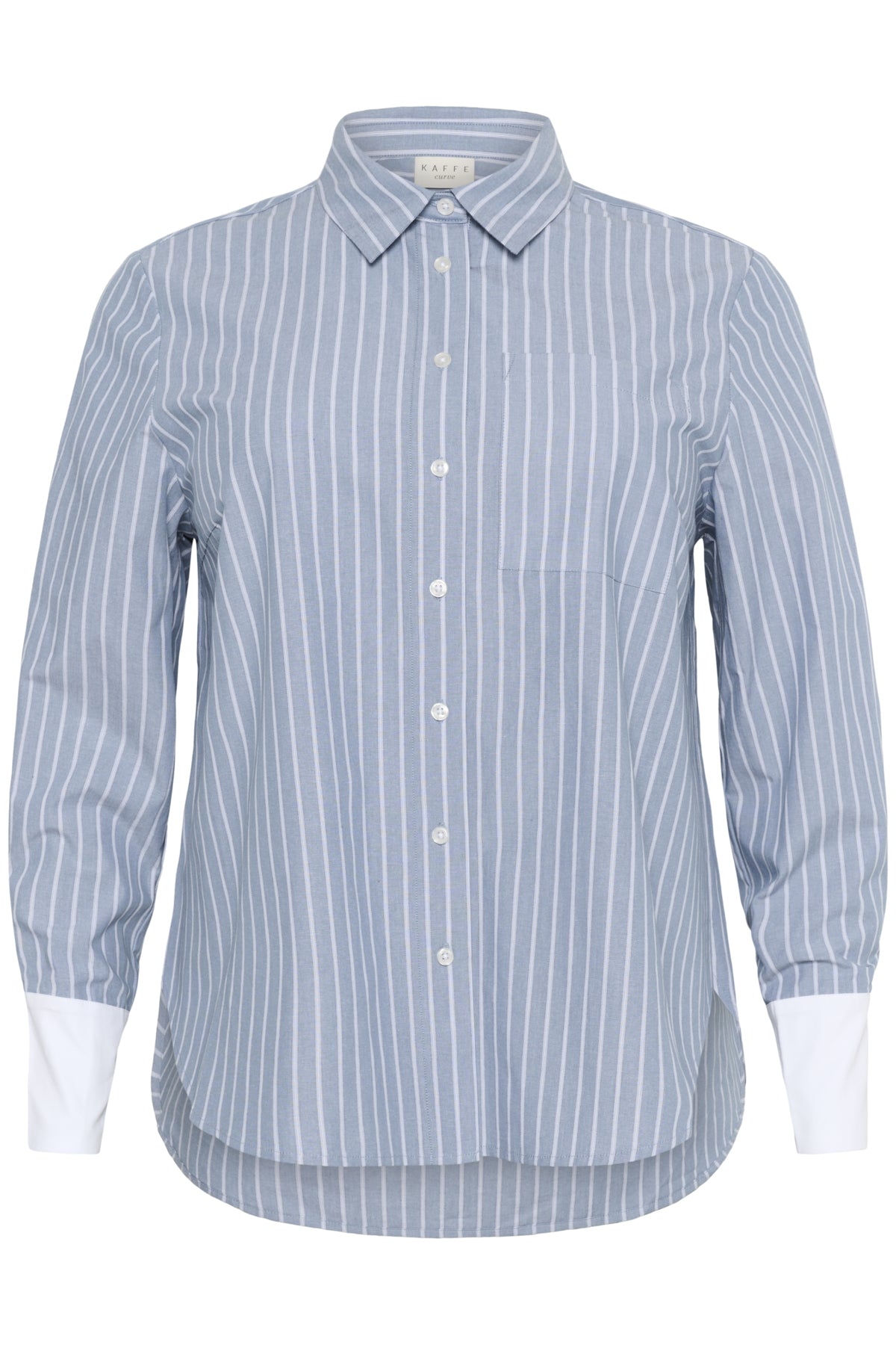 KCmelina Shirt Windward blue melange stripe - 10583632