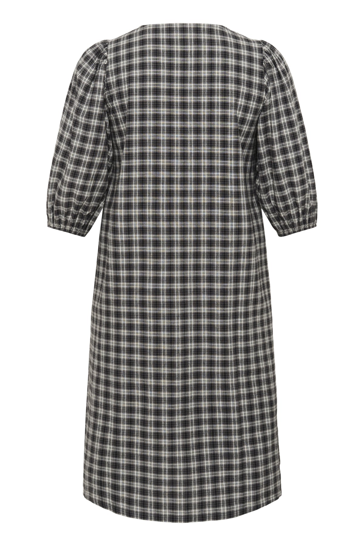 KCelina Dress Black/Grey Check - 10583645