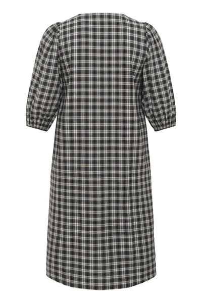 KCelina Dress Black/Grey Check - 10583645 Thumbnail
