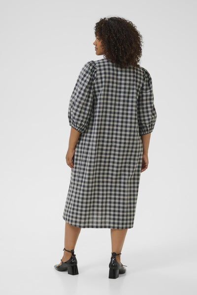KCelina Dress Black/Grey Check - 10583645 Thumbnail