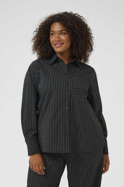 KCeloana Shirt Black / Chalk Pinstripe - 10583646 Thumbnail