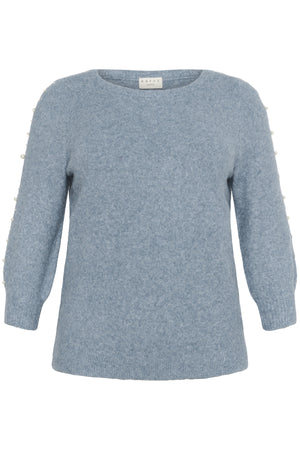 KCletty Pullover Windward Blue Melange - 10583703