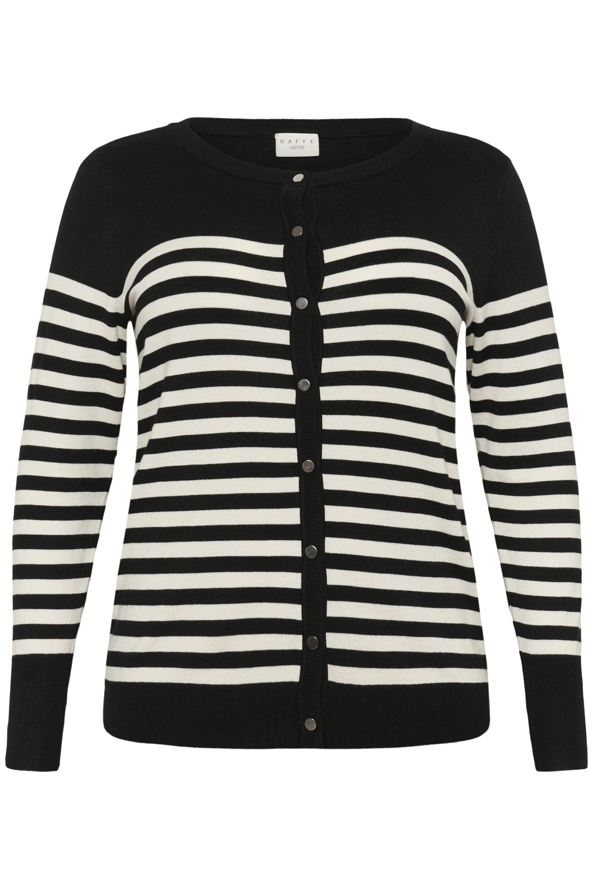 KClizzy Stripe Cardigan Black/Turtledove Half Stripe - 10583704