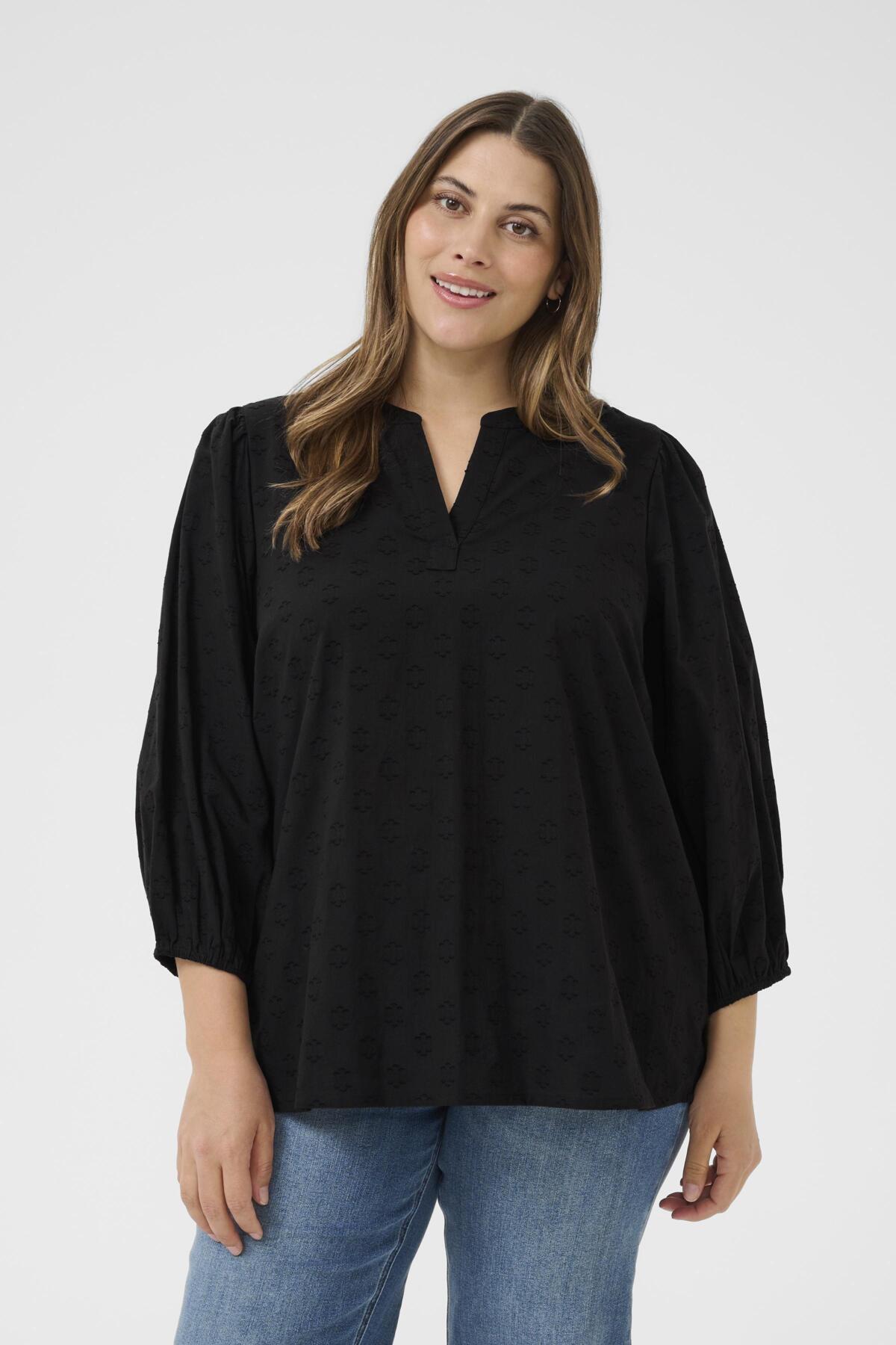 KCloulou Blouse 3/4 SL Black deep - 10583706