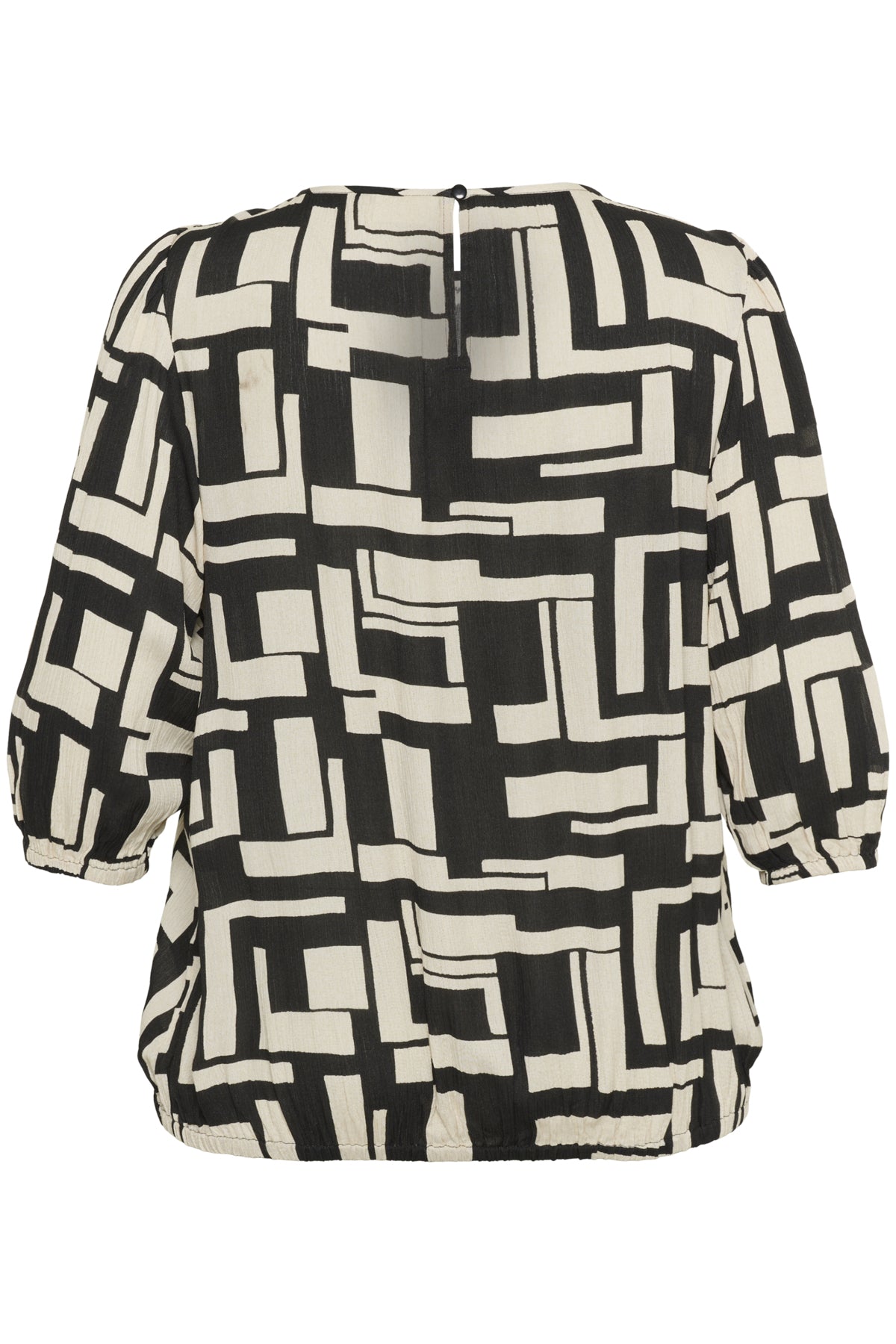 KCmarina Ami Blouse Black/White Graphic - 10583716