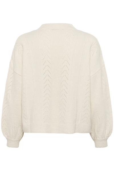 CRHoliday Knit Cardigan Eggnog - 10612385 Thumbnail