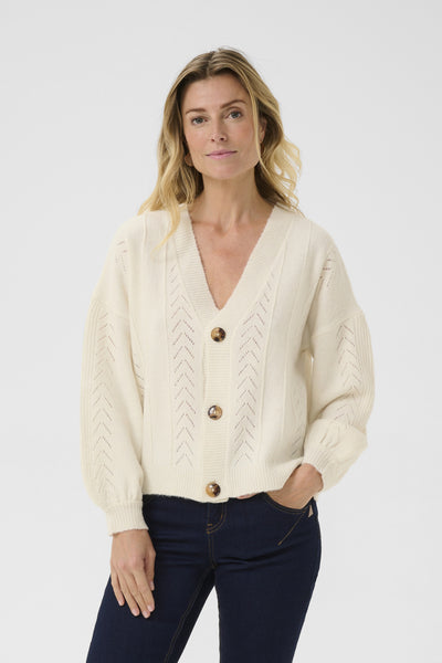 CRHoliday Knit Cardigan Eggnog - 10612385 Thumbnail
