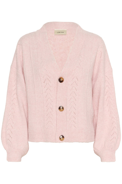 CRHoliday Knit Cardigan Sepia Rose Melange - 10612385 Thumbnail