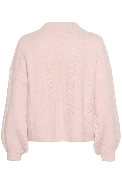 CRHoliday Knit Cardigan Sepia Rose Melange - 10612385 Thumbnail