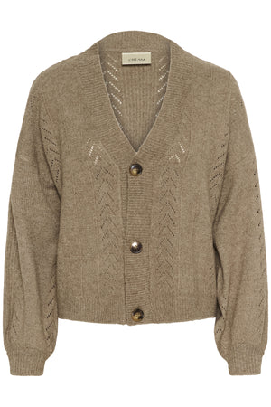 CRHoliday Knit Cardigan Walnut Melange - 10612385