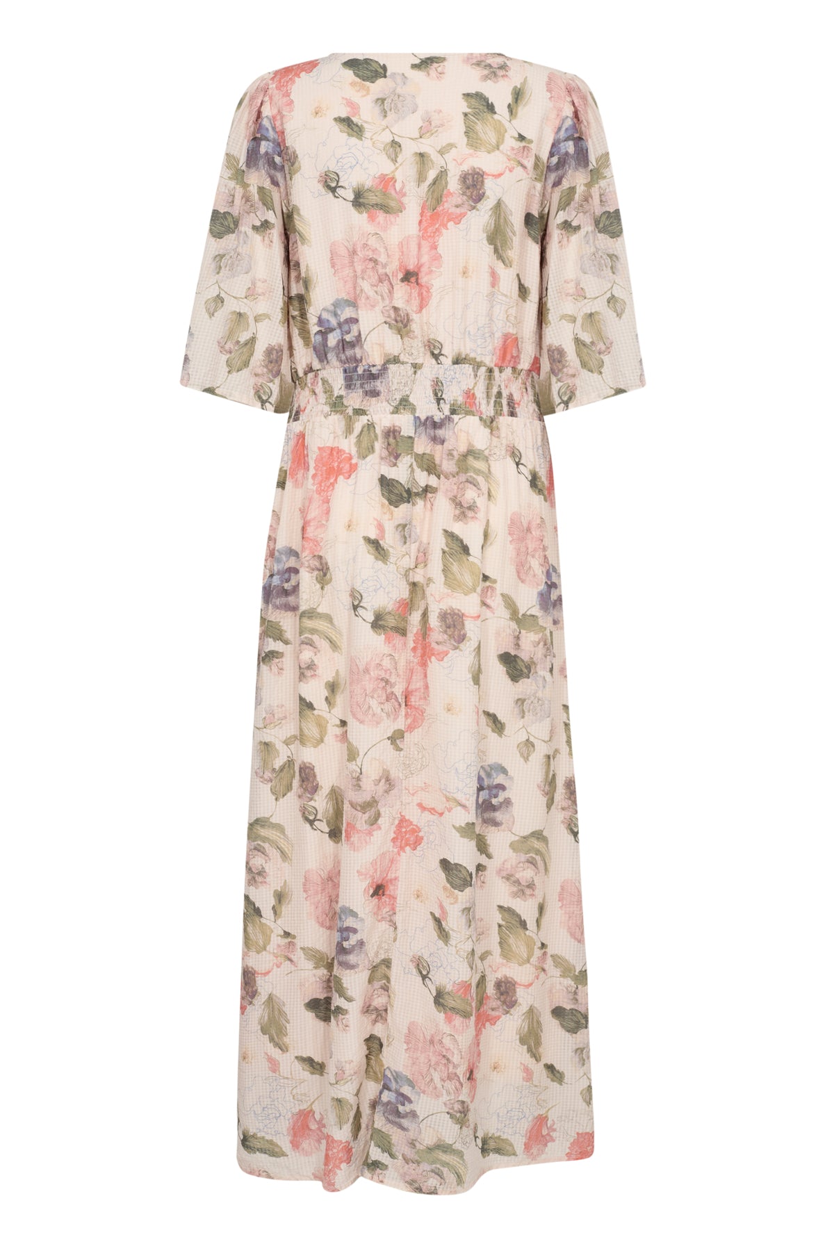 CRHailey Long Dress Sepia Rose Flower - 10613427