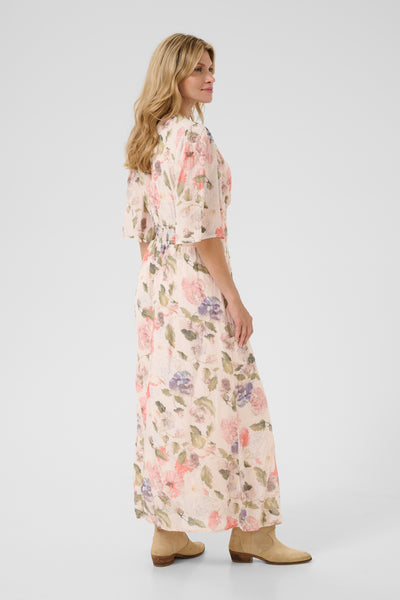 CRHailey Long Dress Sepia Rose Flower - 10613427 Thumbnail