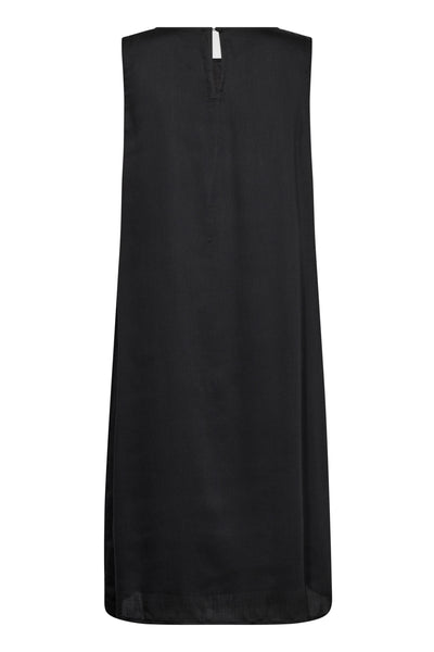 CRAqurella Dress Black with large flower - 10613453 Thumbnail
