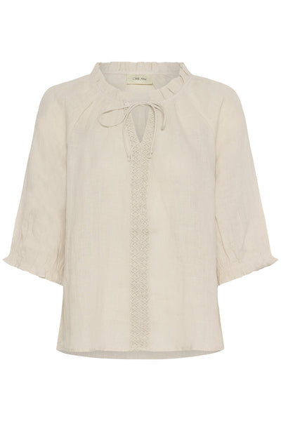 CRBellis Lace Blouse Crispy Sand - 10613469 Thumbnail