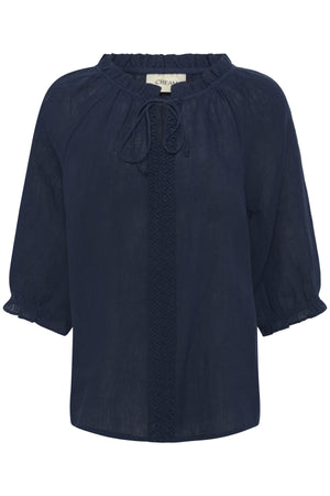 CRBellis Lace Blouse Dress Blues - 10613469