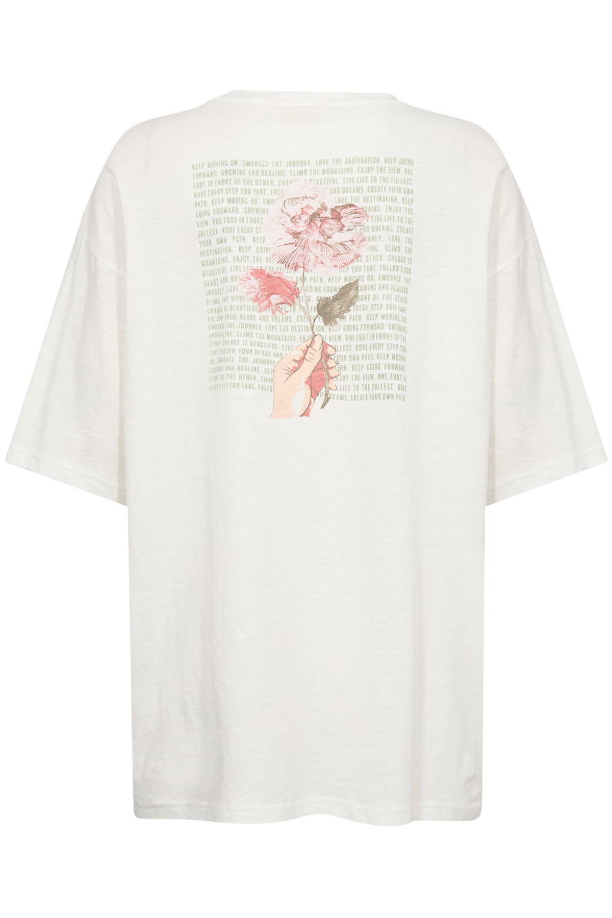 CRSiffa T-Shirt OZ Sepia Rose Flower Text