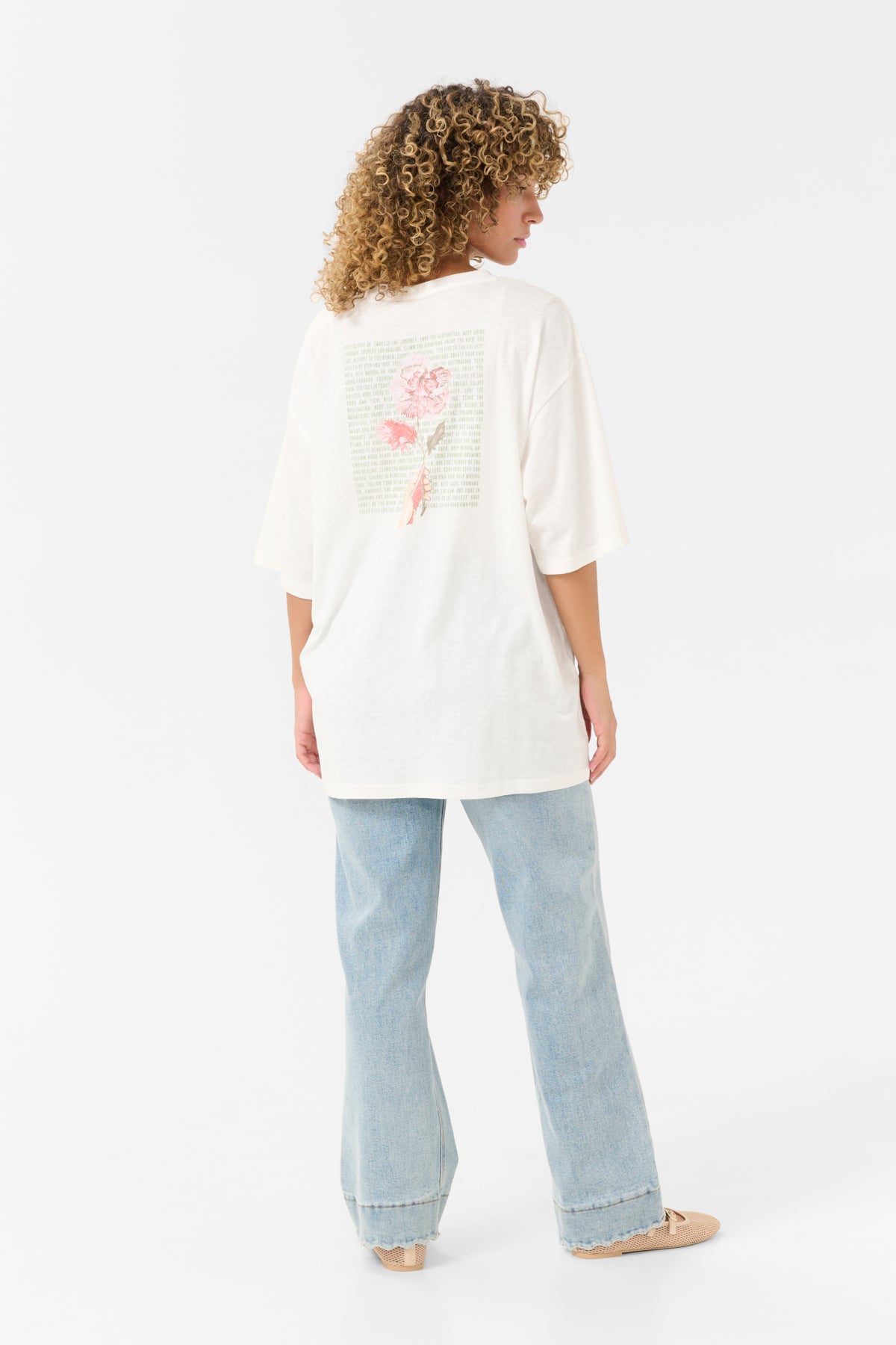 CRSiffa T-Shirt OZ Sepia Rose Flower Text