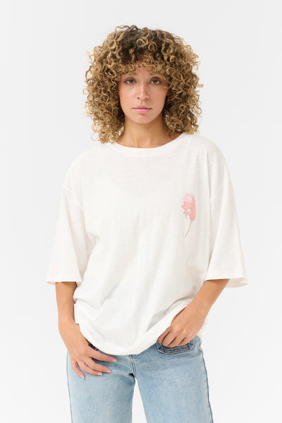 CRSiffa T-Shirt OZ Sepia Rose Flower Text Thumbnail