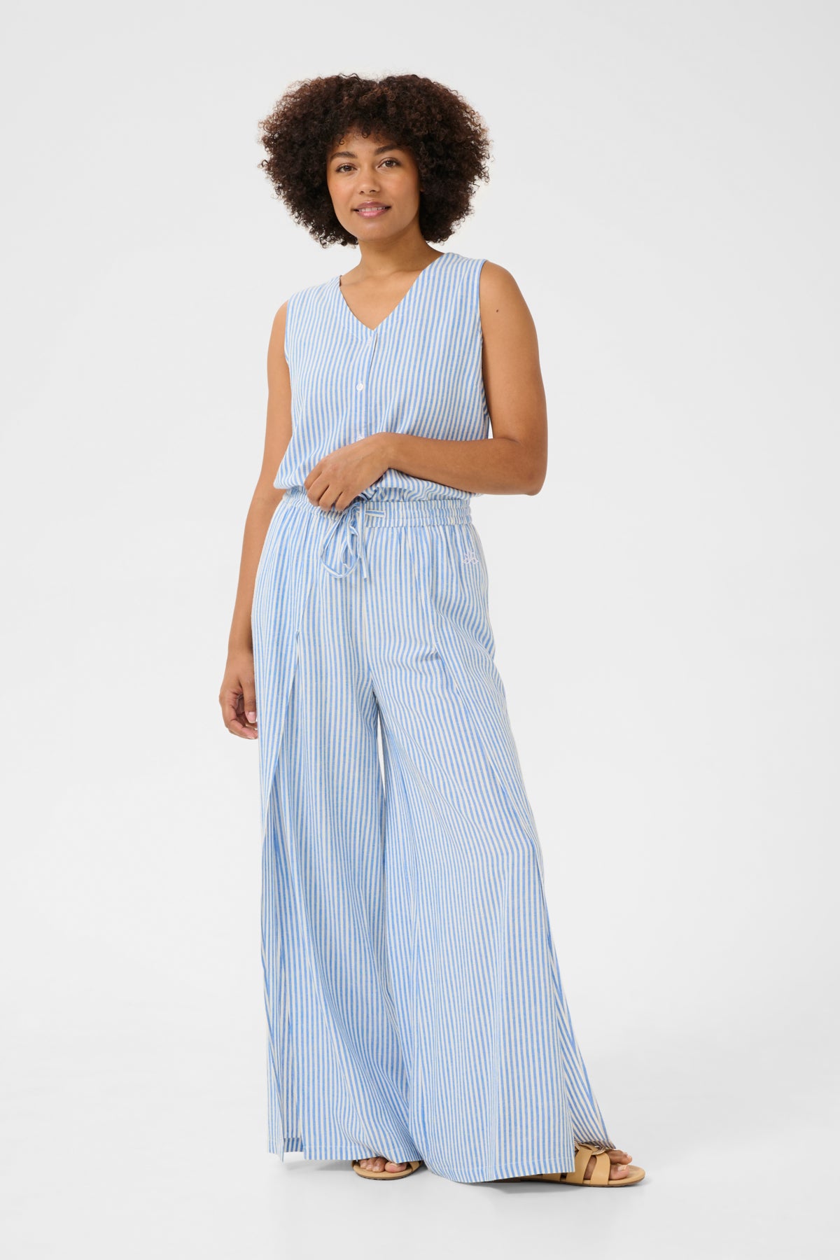 CRVenta Slit Pant Blue Milkboy - 10613496