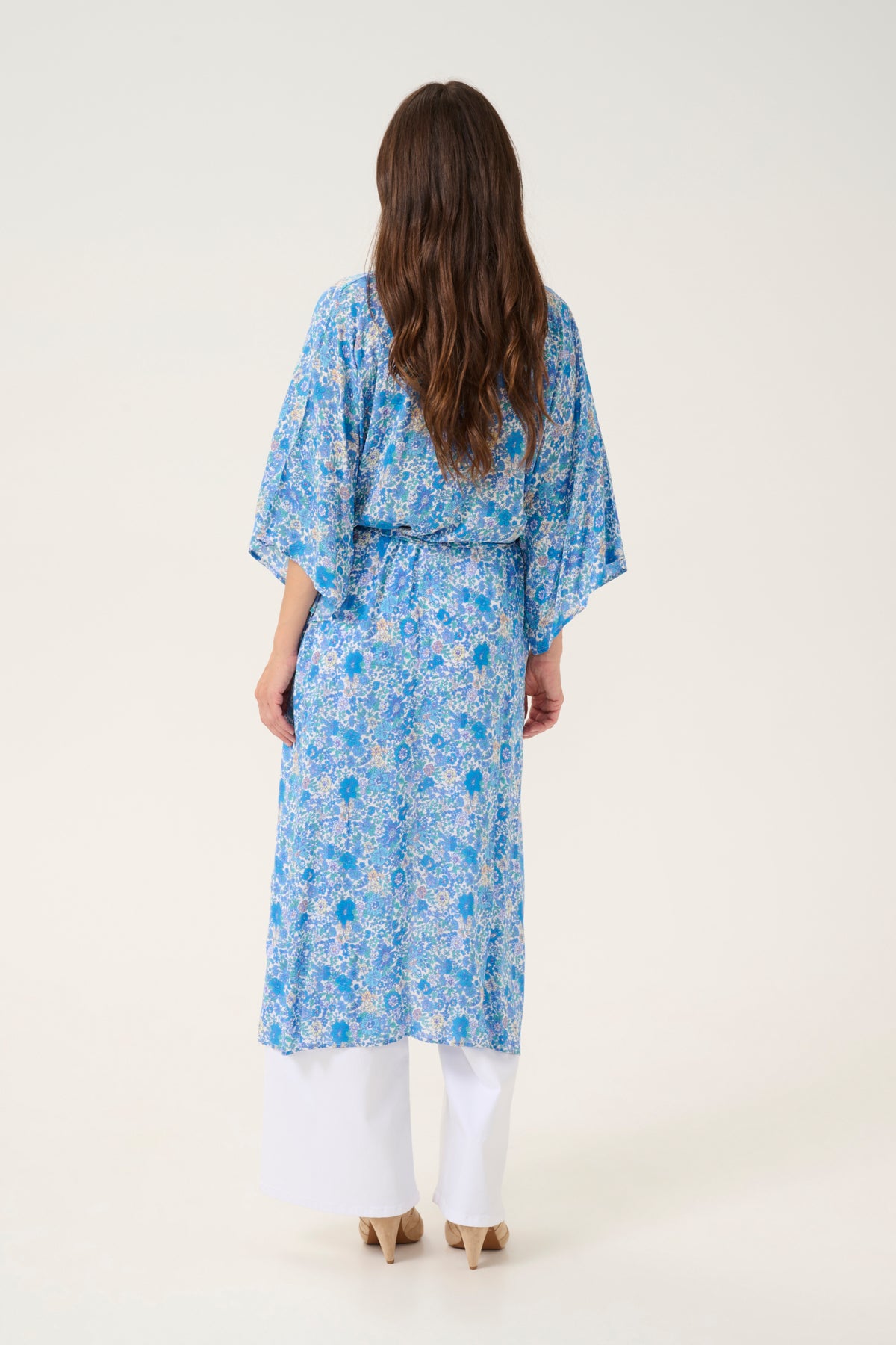 CRYuki Kimono Small Flowers Blue - 10613497