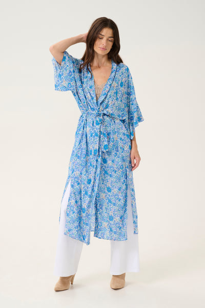 CRYuki Kimono Small Flowers Blue - 10613497 Thumbnail
