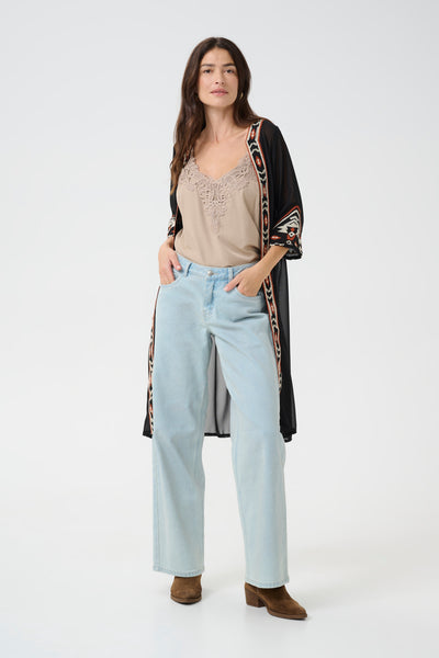 CRBeti Kimono Pitch Black - 10613499 Thumbnail