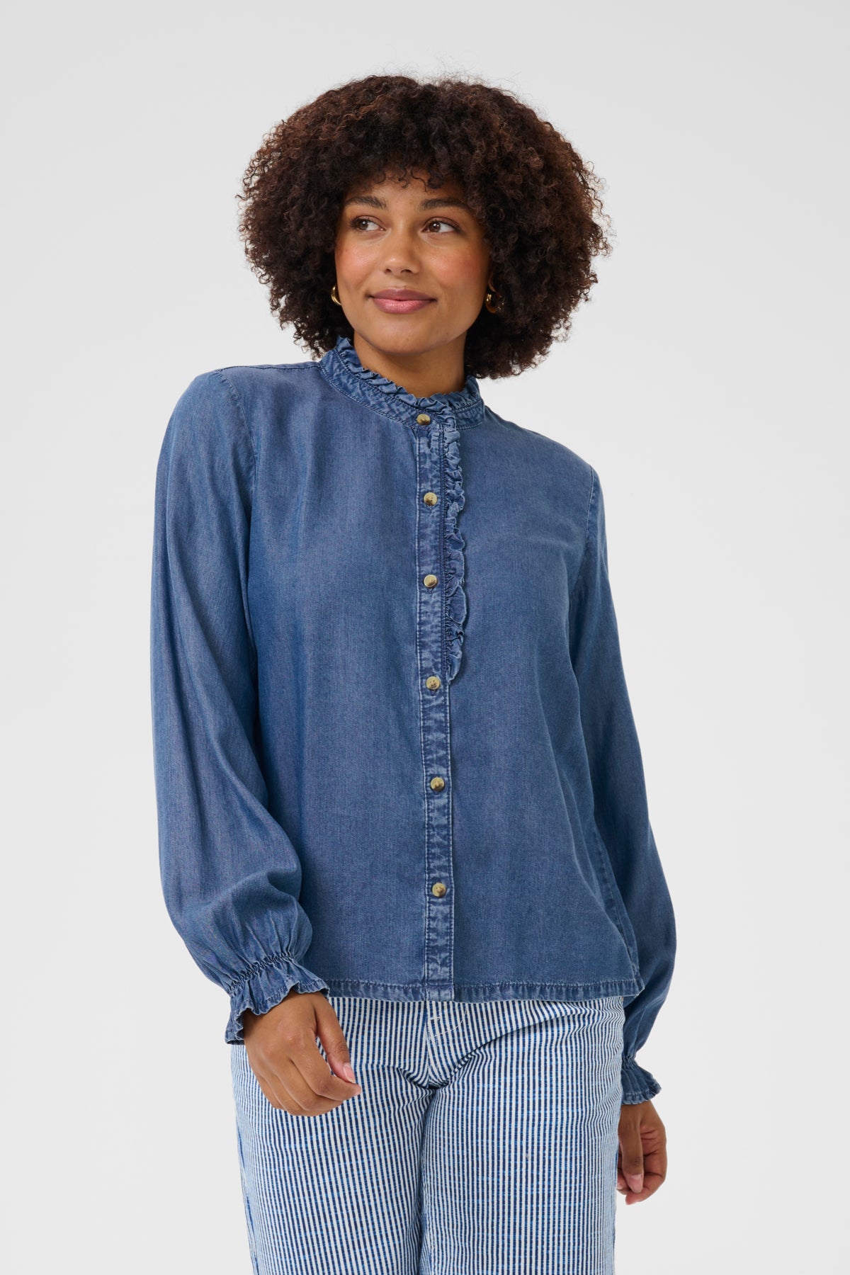 CRMolly Shirt Toronto Medium Blue denim