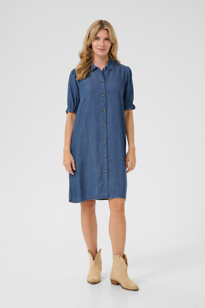 CRMolly Dress Toronto Medium Blue denim - 10613523 Thumbnail