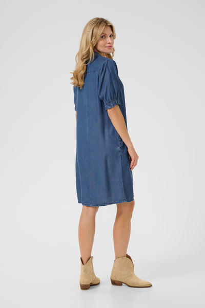 CRMolly Dress Toronto Medium Blue denim - 10613523 Thumbnail