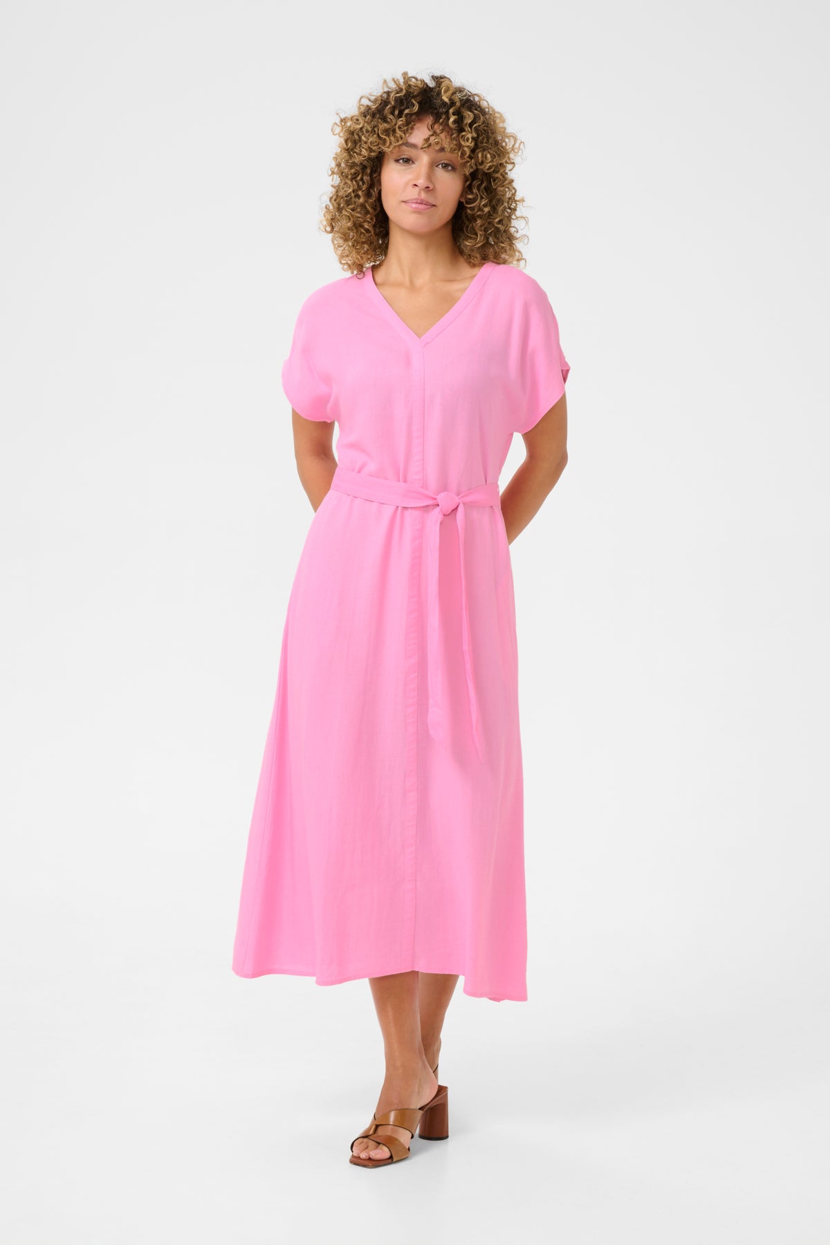 CRVenta Long Dress Begonia Pink