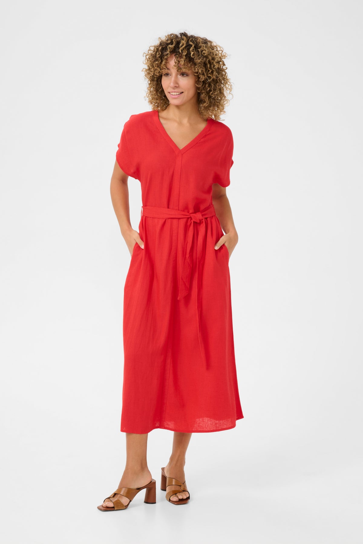 CRVenta Long Dress Flame Scarlet - 10613593