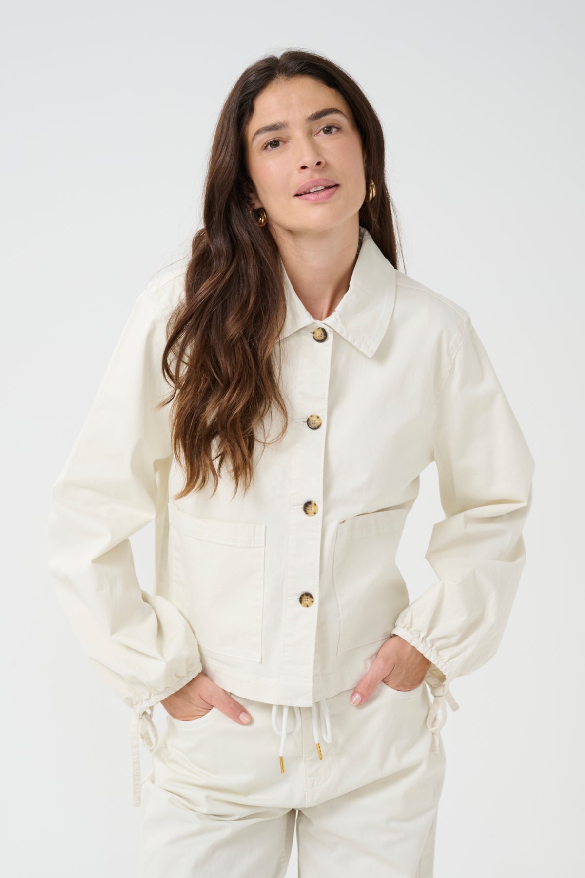 CRBerta Twill Jacket Turtledove