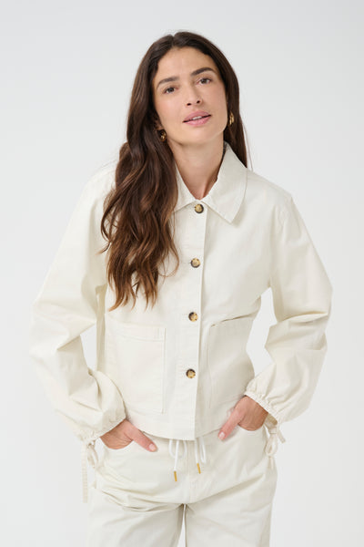 CRBerta Twill Jacket Turtledove Thumbnail