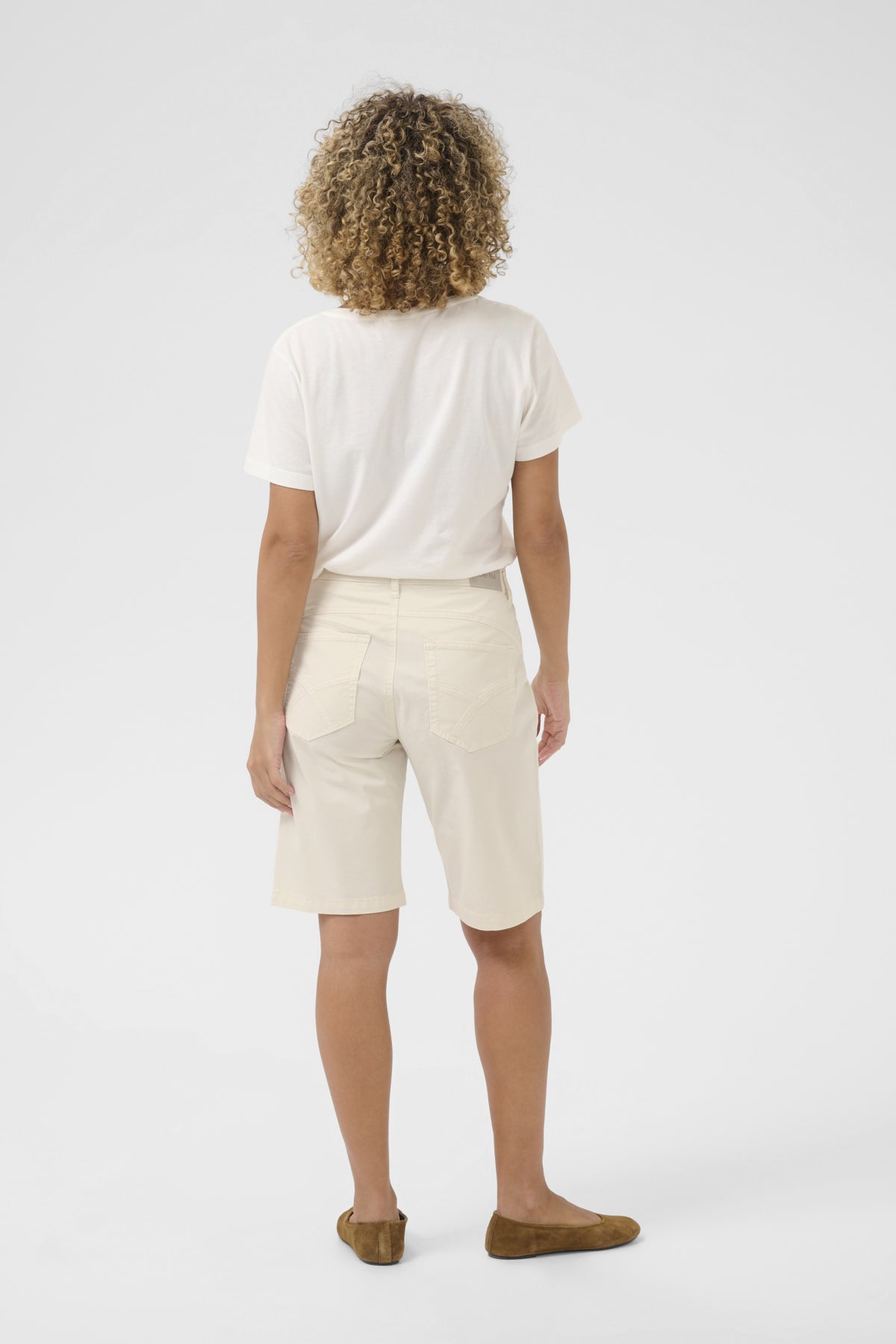 CRBerta Twill Shorts - Coco Fi Turtledove