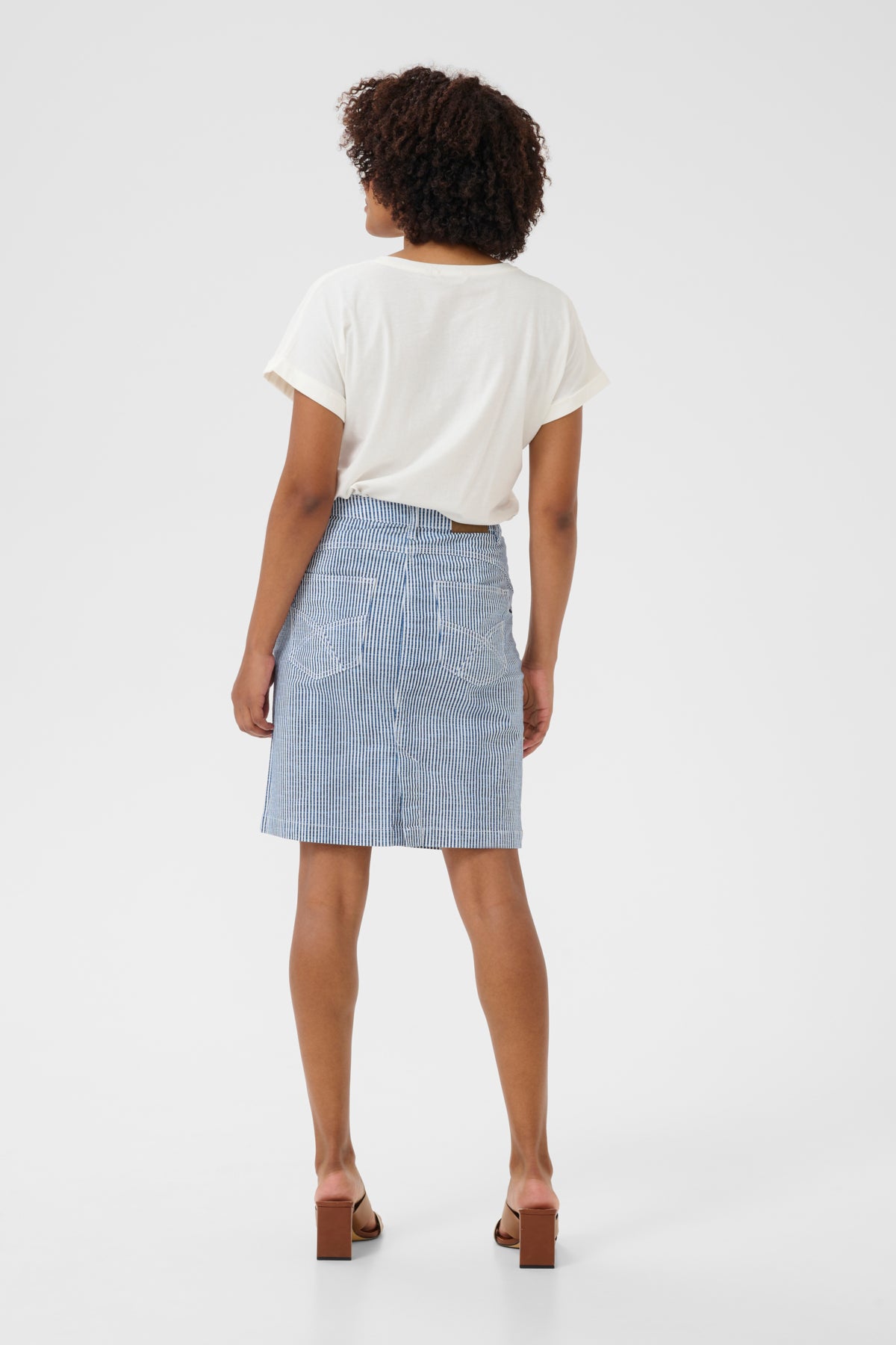 CRBerta Twill Skirt Blue Milkboy